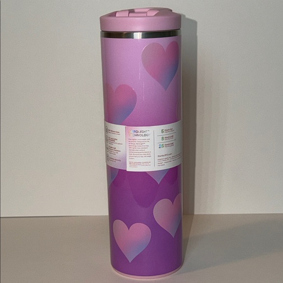 NWT Stanley X Target Exclusive 16 Oz Aerolight Transit Flip Top Mug Purple Pink - Picture 6 of 12